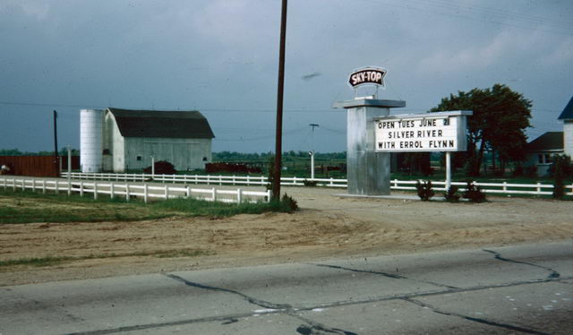 Sky Top Drive-In Theatre - June 1949 From Al Johnson (newer photo)